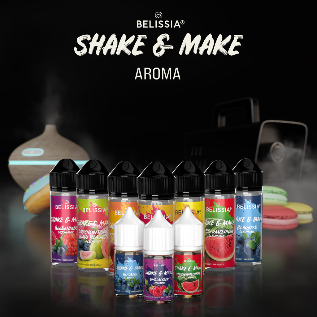 BELISSIA Shake & Make Refill Kirsch-Menthol – 30 ml Nachfüllflasche