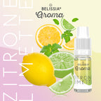 BELISSIA Lebensmittelaroma Zitrone-Limette – 10 ml Tropfflasche