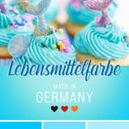 BELISSIA Lebensmittelfarbe Lichtblau – 10 ml