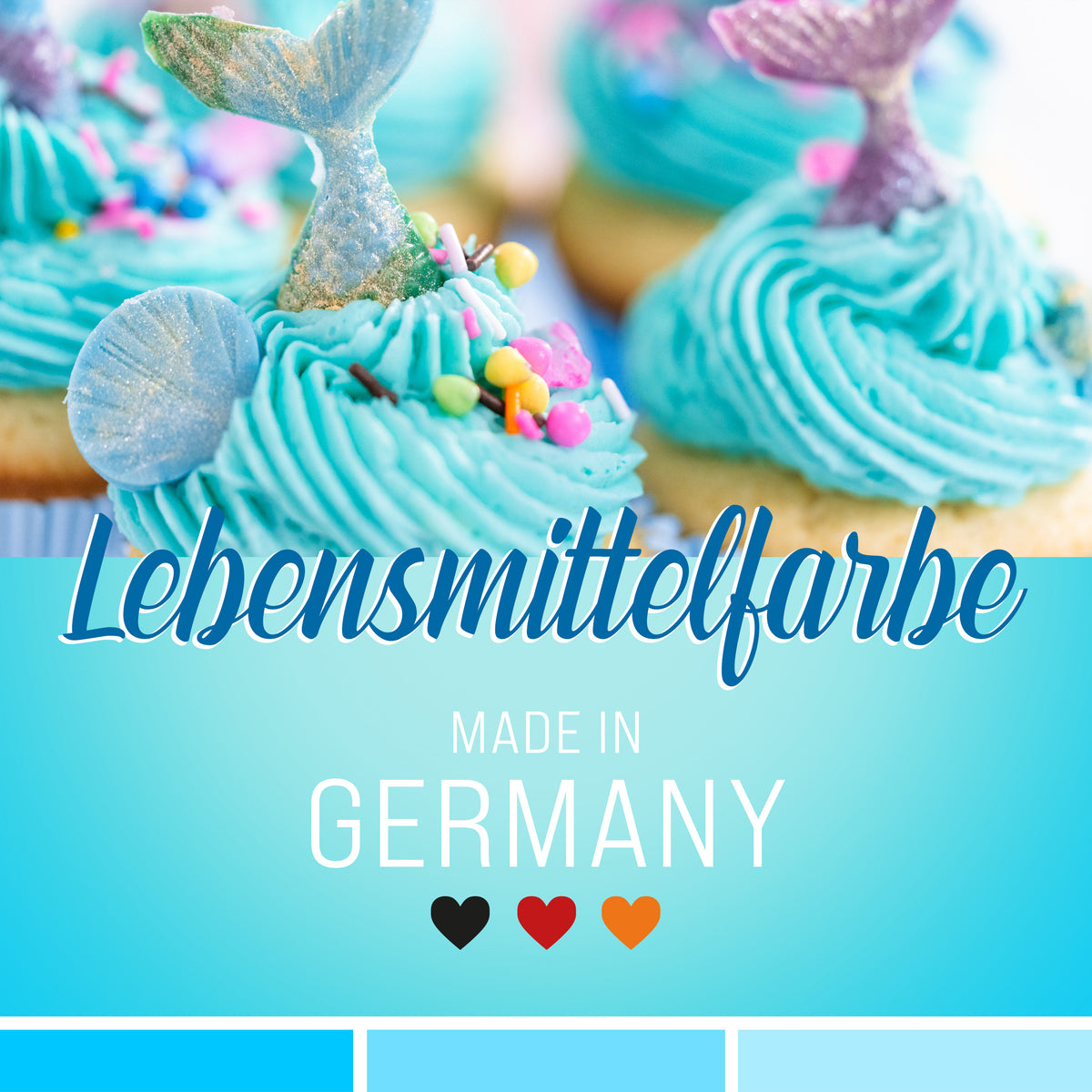 BELISSIA Lebensmittelfarbe Lichtblau – 10 ml