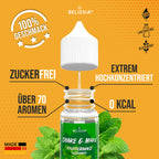 BELISSIA Shake & Make Refill Pfefferminz – 30 ml Nachfüllflasche