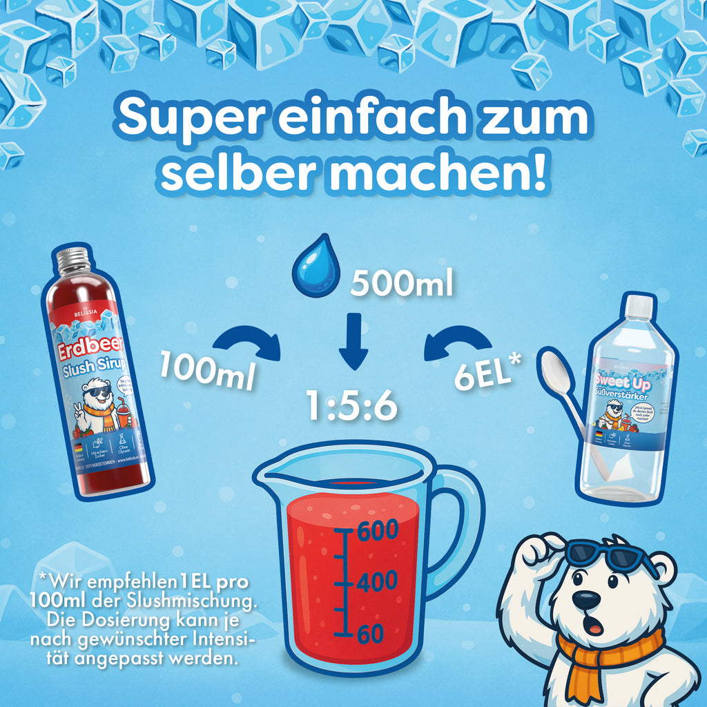 Sweet Up Süßverstärker – Slush Eis Booster 1000 ml