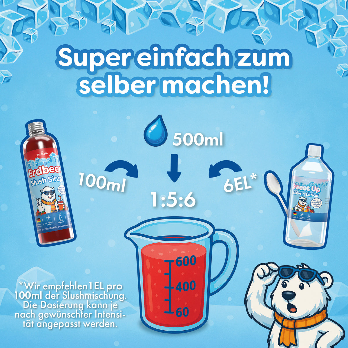 Sweet Up Süßverstärker – Slush Eis Booster 1000 ml