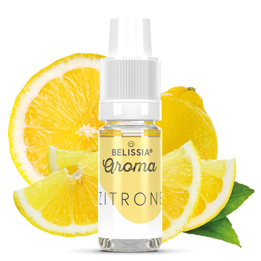 BELISSIA Lebensmittelaroma Zitrone – 10 ml Tropfflasche