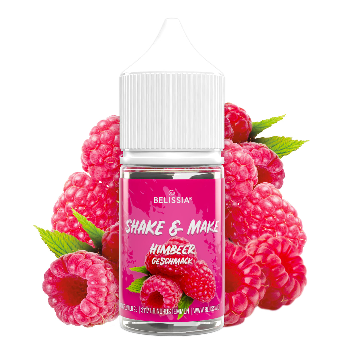 BELISSIA Shake & Make Refill Himbeere – 30 ml Nachfüllflasche