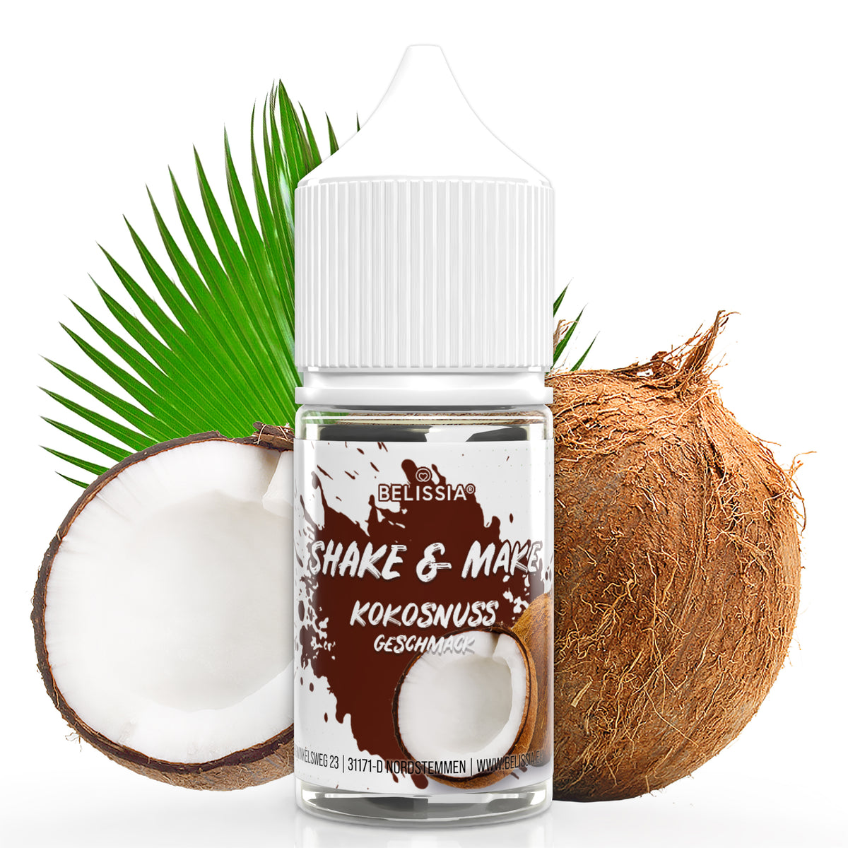 BELISSIA Shake & Make Refill Kokosnuss – 30 ml Nachfüllflasche