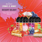 BELISSIA Shake & Make Set „Dessert Delight" – 6 × 10 ml + Schüttelflaschen