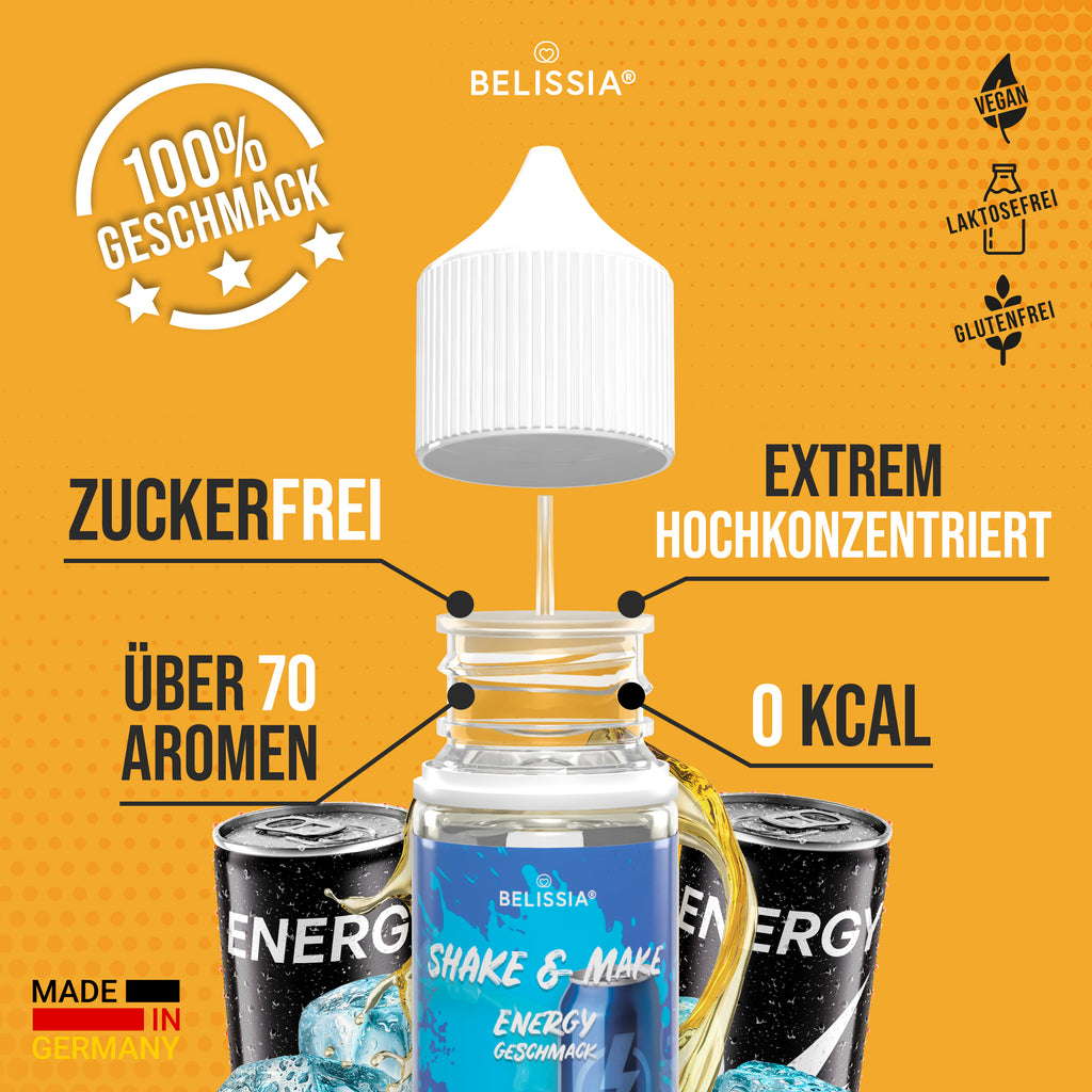 BELISSIA Shake & Make Refill Energy – 30 ml Nachfüllflasche