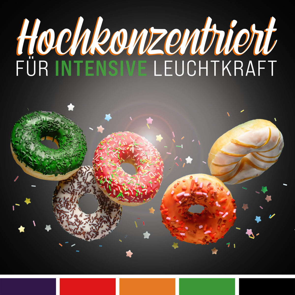 BELISSIA Lebensmittelfarben Halloween-Set – 5 × 10 ml