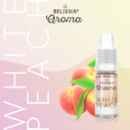 BELISSIA Lebensmittelaroma White Peach – 10 ml Tropfflasche