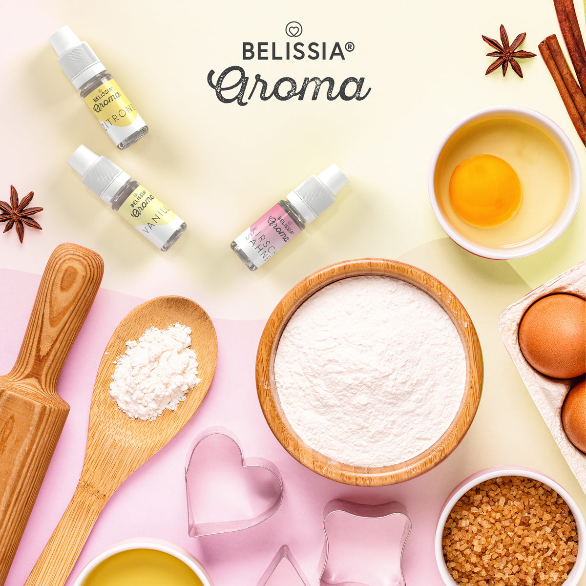 BELISSIA Lebensmittelaroma White Peach – 10 ml Tropfflasche