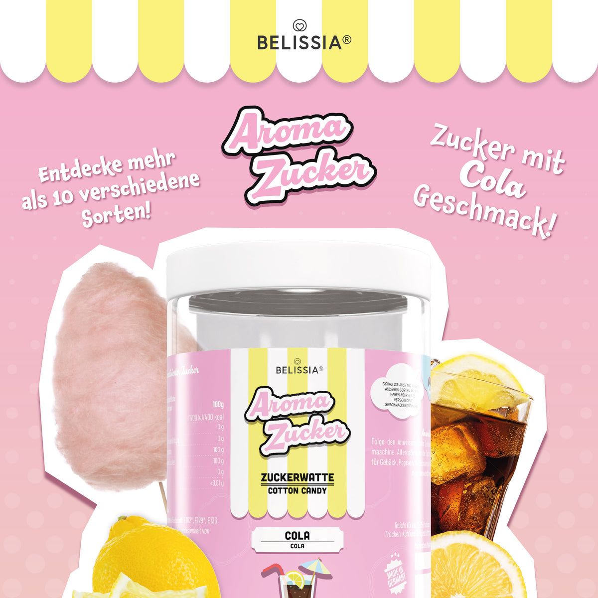 Belissia Aroma Zucker - Cola