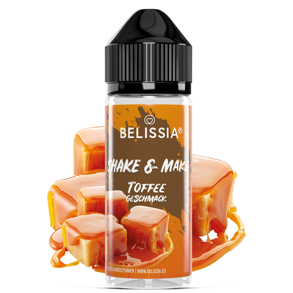 BELISSIA Shake & Make Aroma Toffee – 10 ml + Schüttelflasche
