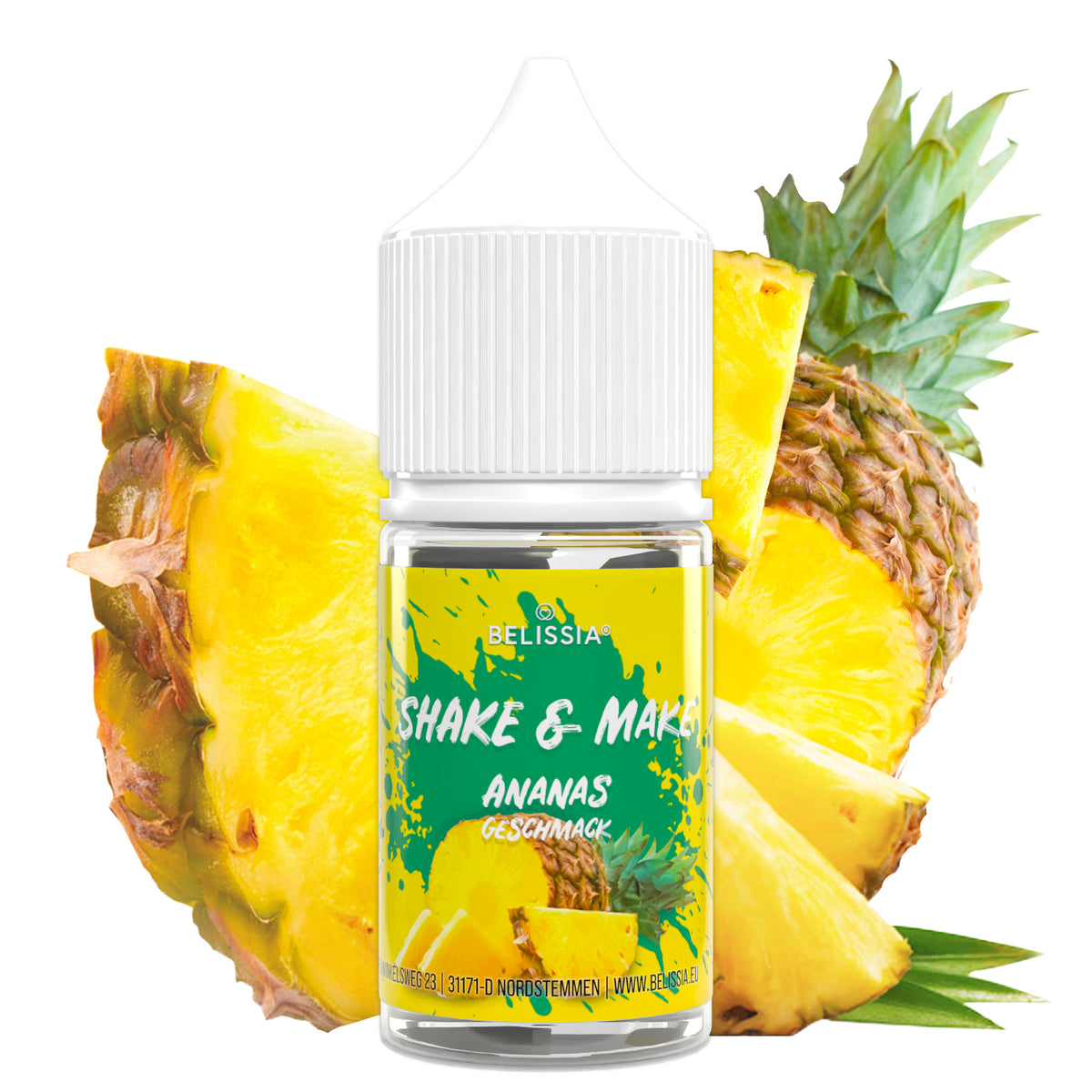 BELISSIA Shake & Make Refill Ananas – 30 ml Nachfüllflasche