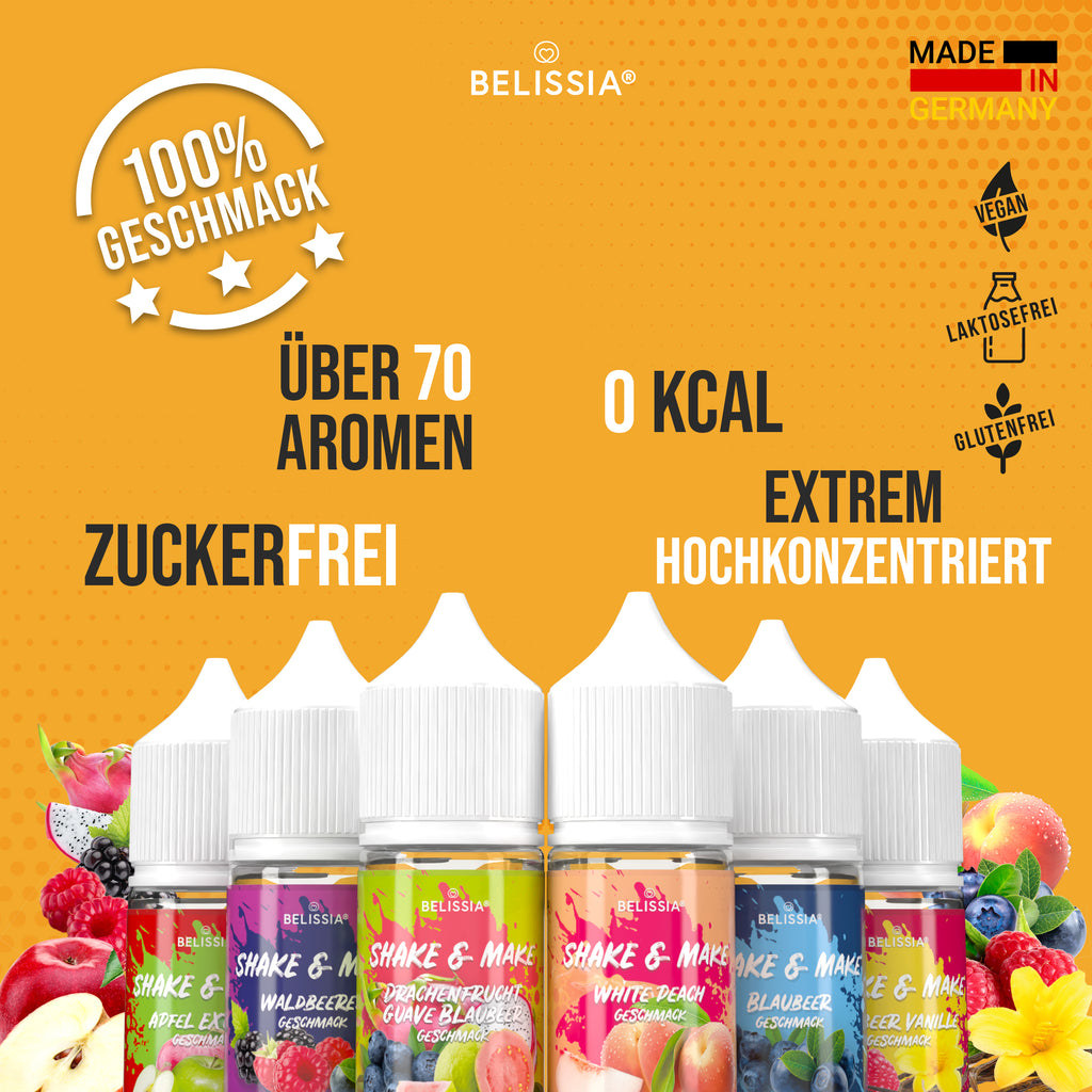 BELISSIA Shake & Make Refill-Set „Greatest Hits" – 6 × 30 ml
