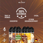 BELISSIA Shake & Make Set „Kaffeepause" – 6 × 10 ml + Schüttelflaschen