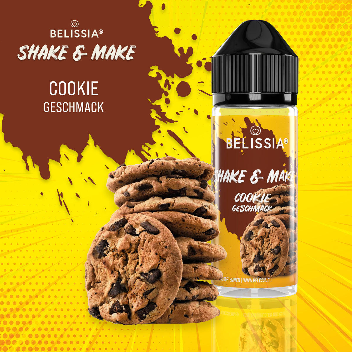 BELISSIA Shake & Make Aroma Cookie – 10 ml + Schüttelflasche