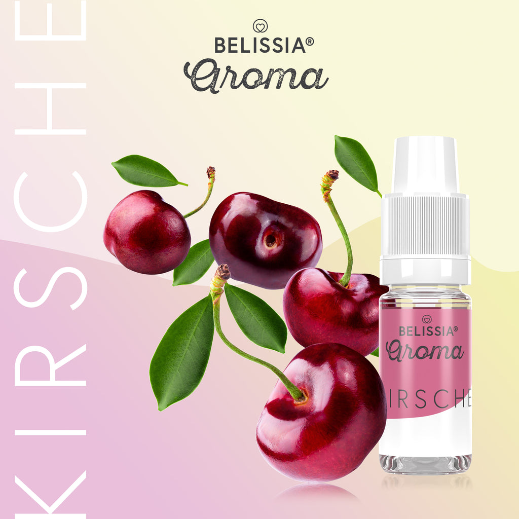 BELISSIA Lebensmittelaroma Kirsche – 10 ml Tropfflasche