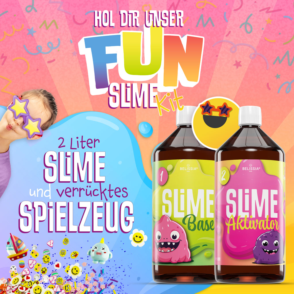 BELISSIA Schleim Fun-Set – DIY-Set für Kinder
