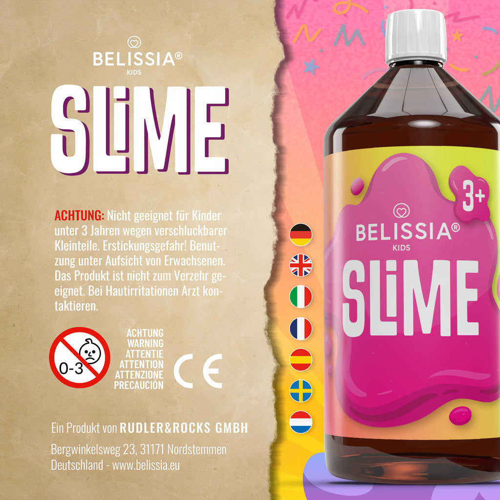 BELISSIA Schleim Fun-Set – DIY-Set für Kinder