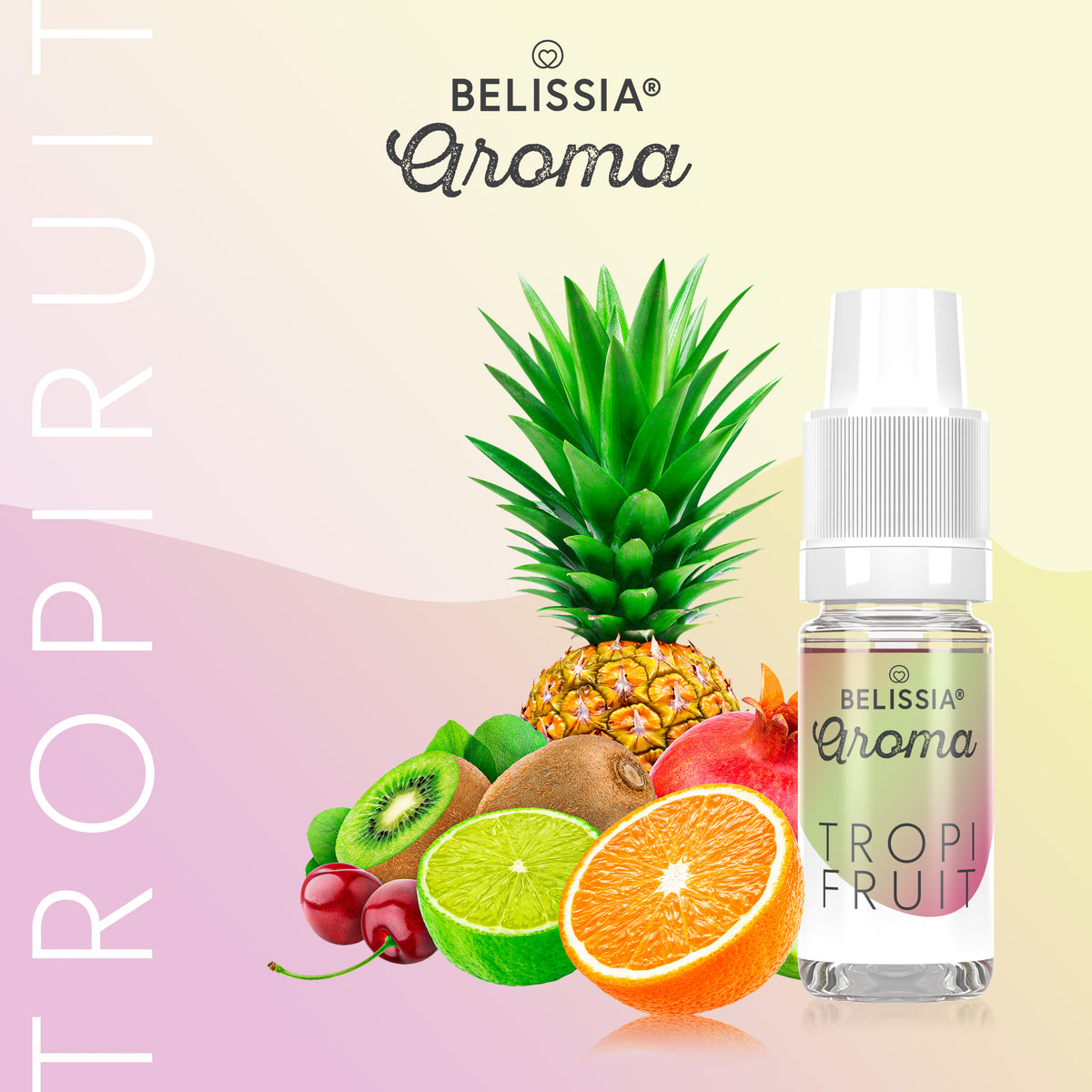 BELISSIA Lebensmittelaroma Tropifruit – 10 ml Tropfflasche
