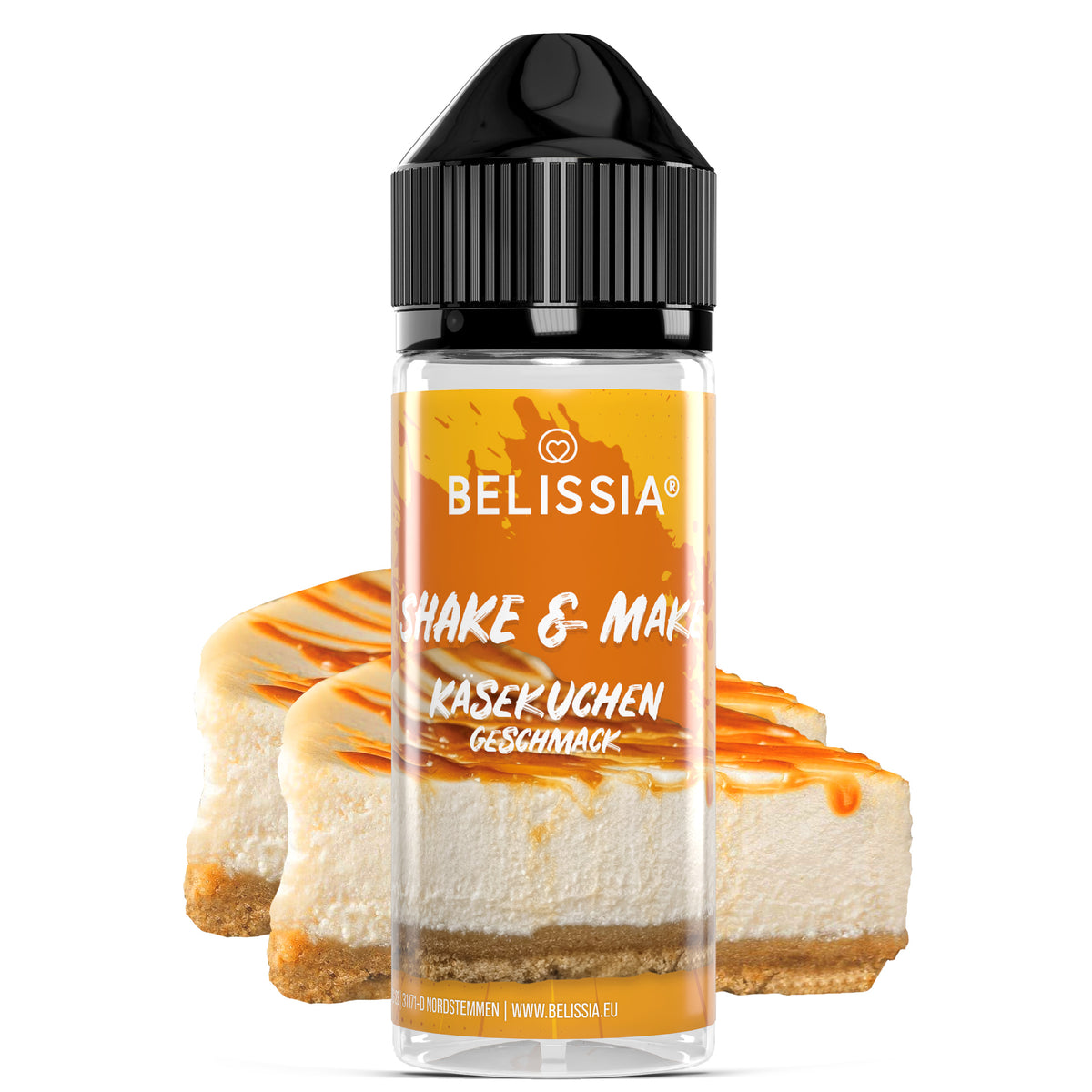 BELISSIA Shake & Make Aroma Käsekuchen – 10 ml + Schüttelflasche