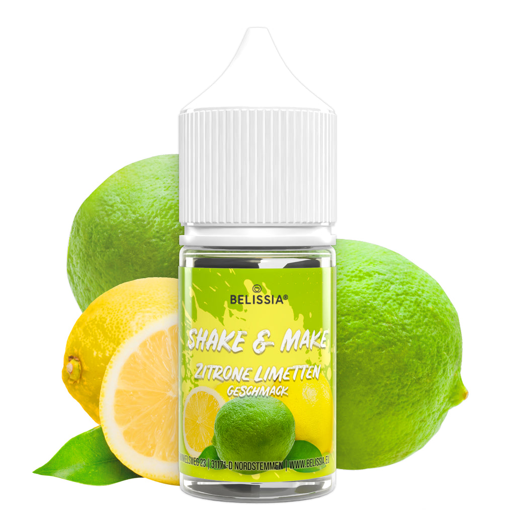 BELISSIA Shake & Make Refill Zitrone-Limette – 30 ml Nachfüllflasche