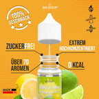 BELISSIA Shake & Make Refill Zitrone-Limette – 30 ml Nachfüllflasche