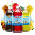 Slush Eis Sirup 3er-Set Cola, Kirsche, Zitrone – 3 × 1 Liter