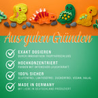 BELISSIA Lebensmittelfarben Dino-Set – 5 × 10 ml