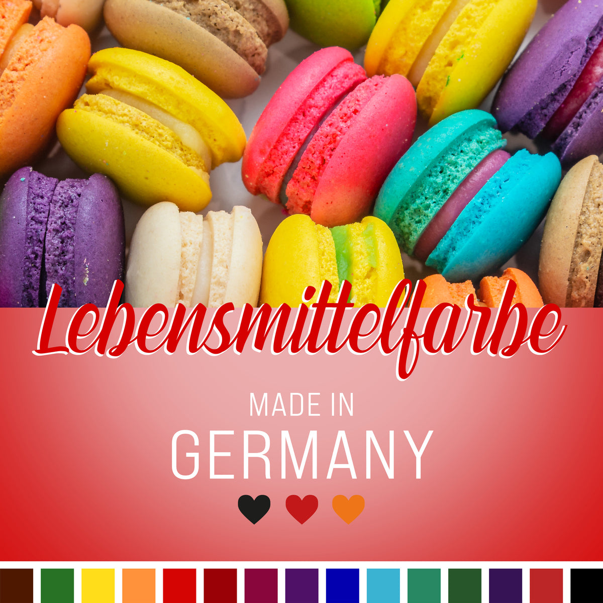 BELISSIA Lebensmittelfarben 15er-Set – 15 × 10 ml