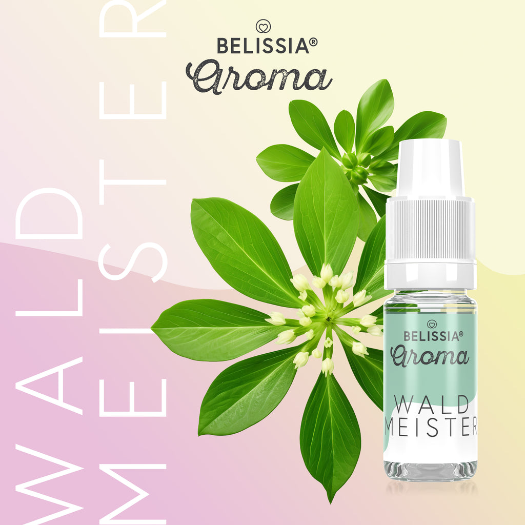 BELISSIA Lebensmittelaroma Waldmeister – 10 ml Tropfflasche