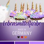 BELISSIA Lebensmittelfarbe Violett – 10 ml