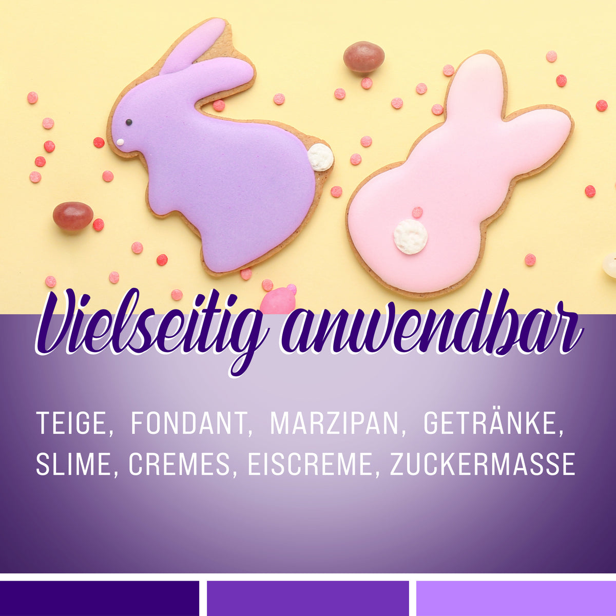 BELISSIA Lebensmittelfarbe Violett – 10 ml