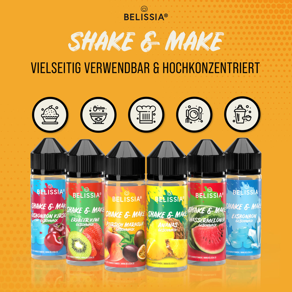 BELISSIA Shake & Make Aroma Eukalyptus-Menthol – 10 ml + Schüttelflasche