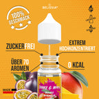 BELISSIA Shake & Make Refill Mango-Maracuja – 30 ml Nachfüllflasche