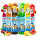 Slush Eis Sirup Sommerset – 6 × 250 ml (Cola, Kirsche, Pfirsich, Waldmeister, Wassermelone, Zitrone)
