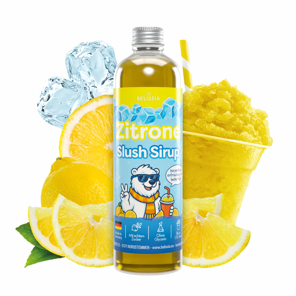 Slush Eis Sirup Zitrone – 250 ml Flasche