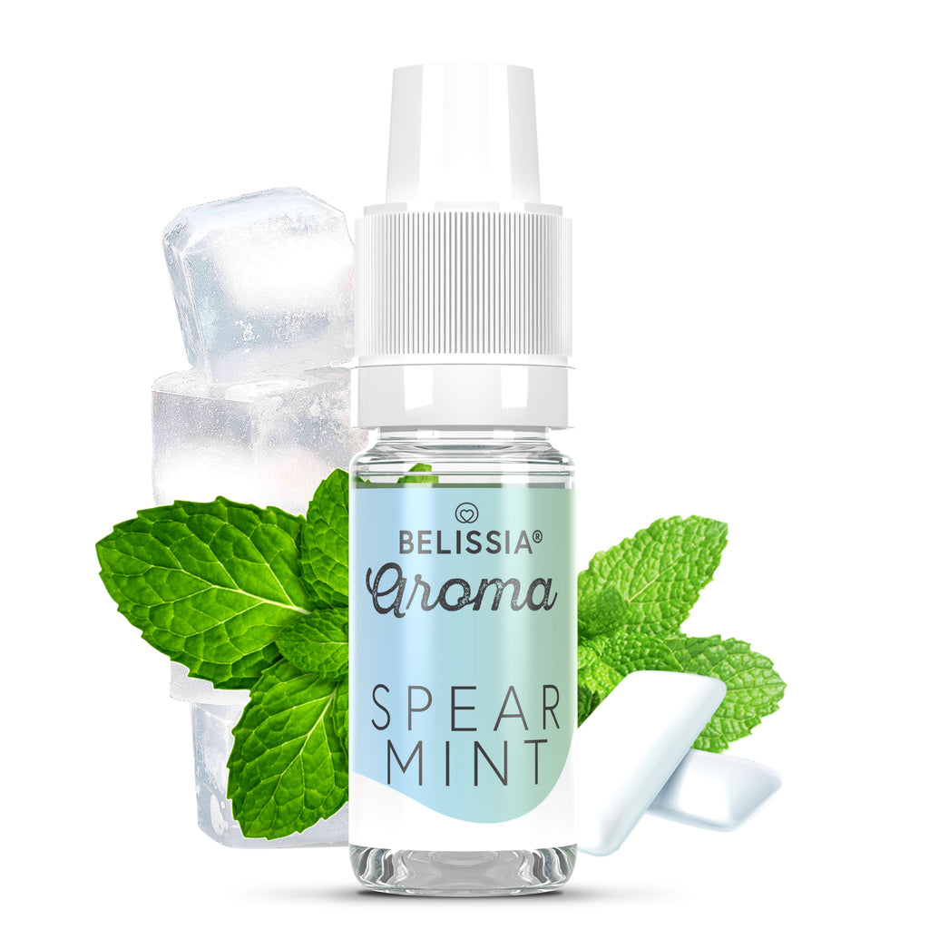 BELISSIA Lebensmittelaroma Spearmint – 10 ml Tropfflasche