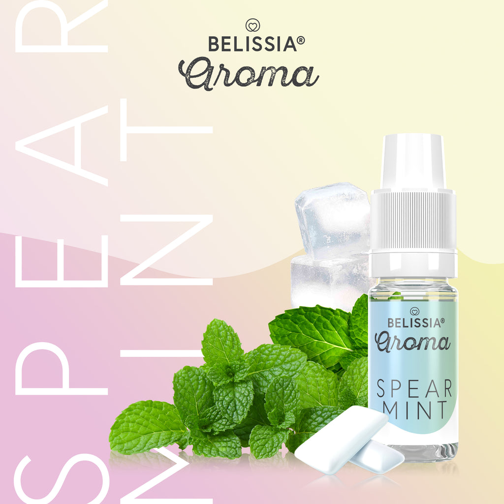 BELISSIA Lebensmittelaroma Spearmint – 10 ml Tropfflasche