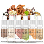 BELISSIA Lebensmittelaroma-Set „Kaffeepause" – 6 × 10 ml