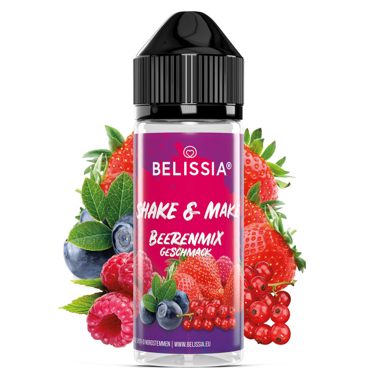 BELISSIA Shake & Make Aroma Beerenmix – 10 ml + Schüttelflasche