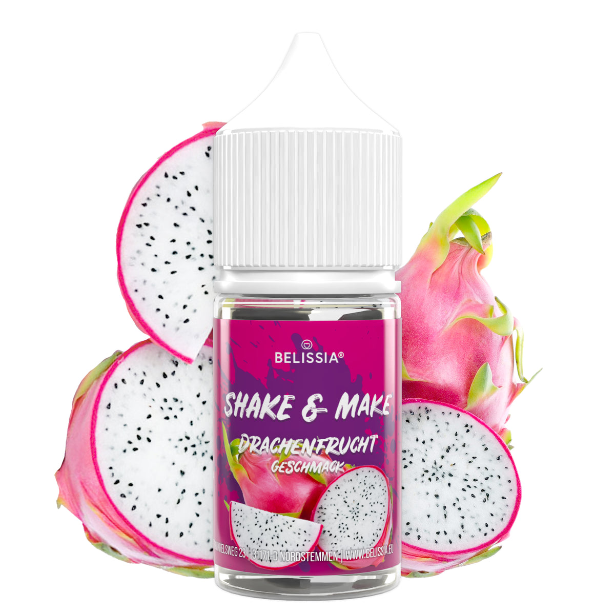 BELISSIA Shake & Make Refill Drachenfrucht – 30 ml Nachfüllflasche