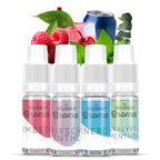 BELISSIA Lebensmittelaroma-Set „Fruchtige Kühle" – 4 × 10 ml