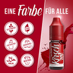 BELISSIA Lebensmittelfarbe Kirschrot – 10 ml