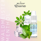 BELISSIA Lebensmittelaroma Waldmeister-Menthol – 10 ml Tropfflasche