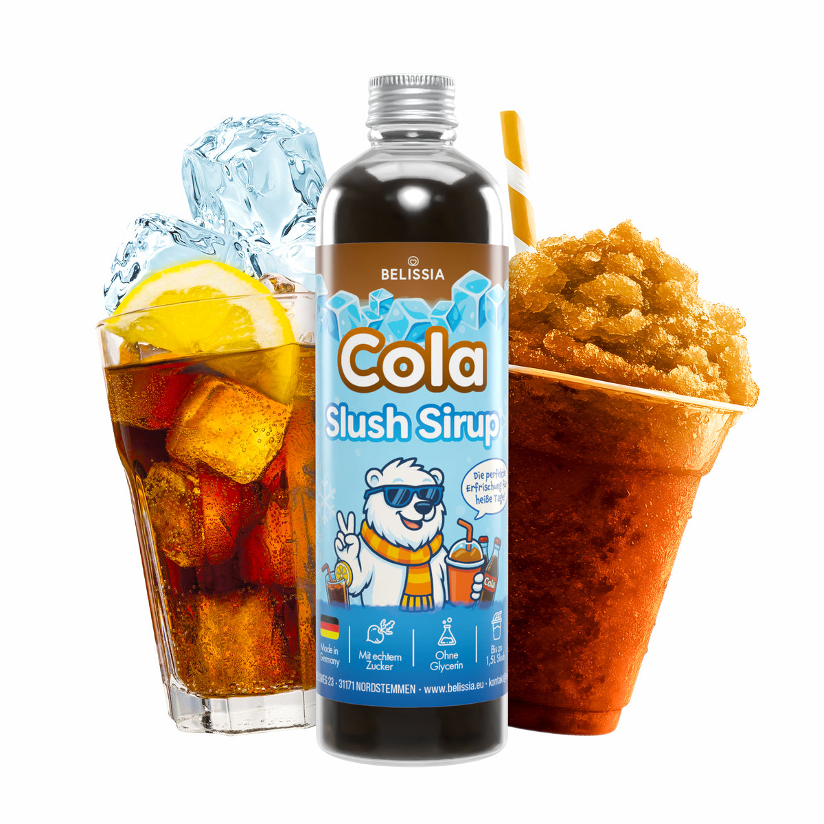 Slush Eis Sirup Cola – 250 ml Flasche