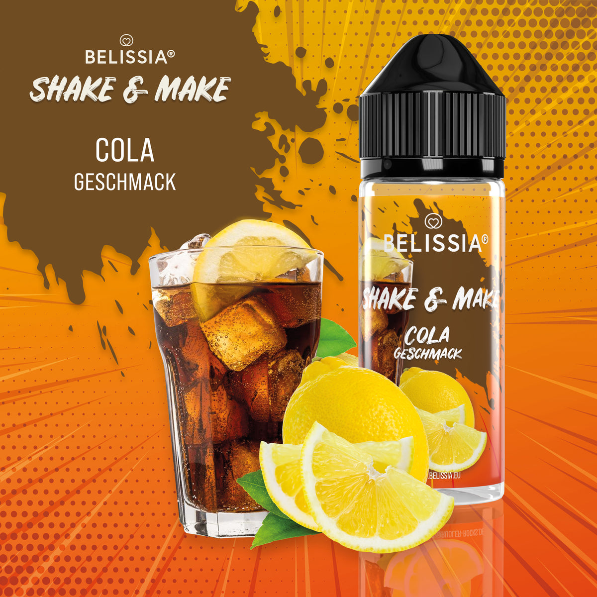 BELISSIA Shake & Make Aroma Cola – 10 ml + Schüttelflasche