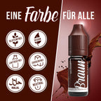 BELISSIA Lebensmittelfarbe Braun – 10 ml