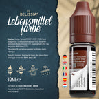 BELISSIA Lebensmittelfarbe Braun – 10 ml
